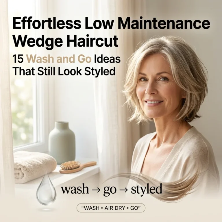 Effortless Low Maintenance Wedge Haircut 15 Wash and Go Ideas That Still Look Styled