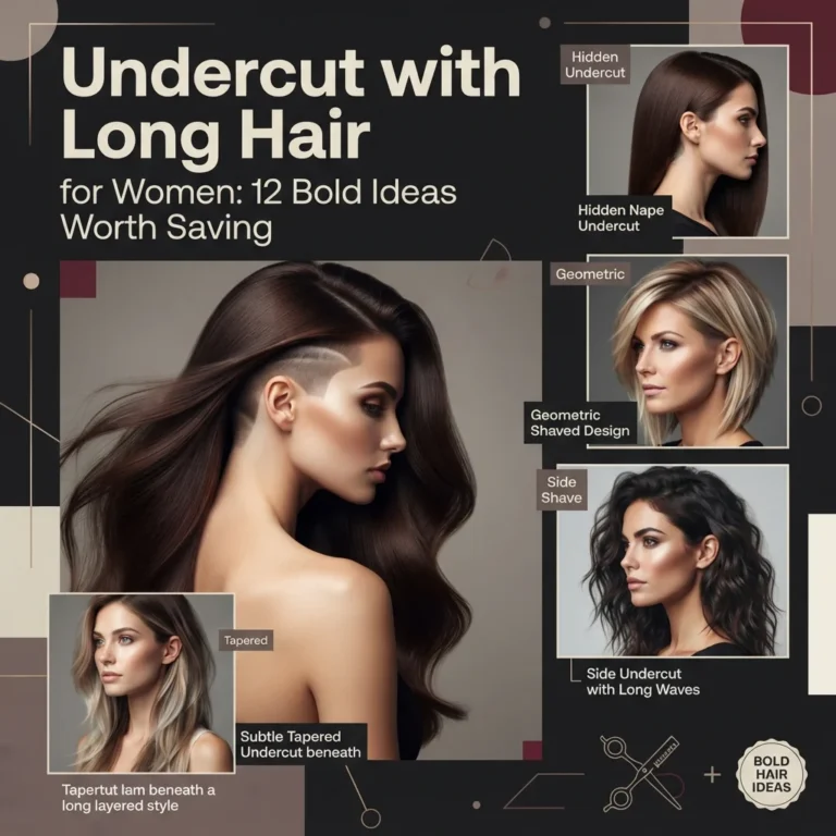 Undercut with Long Hair for Women 12 Bold Ideas Worth Saving