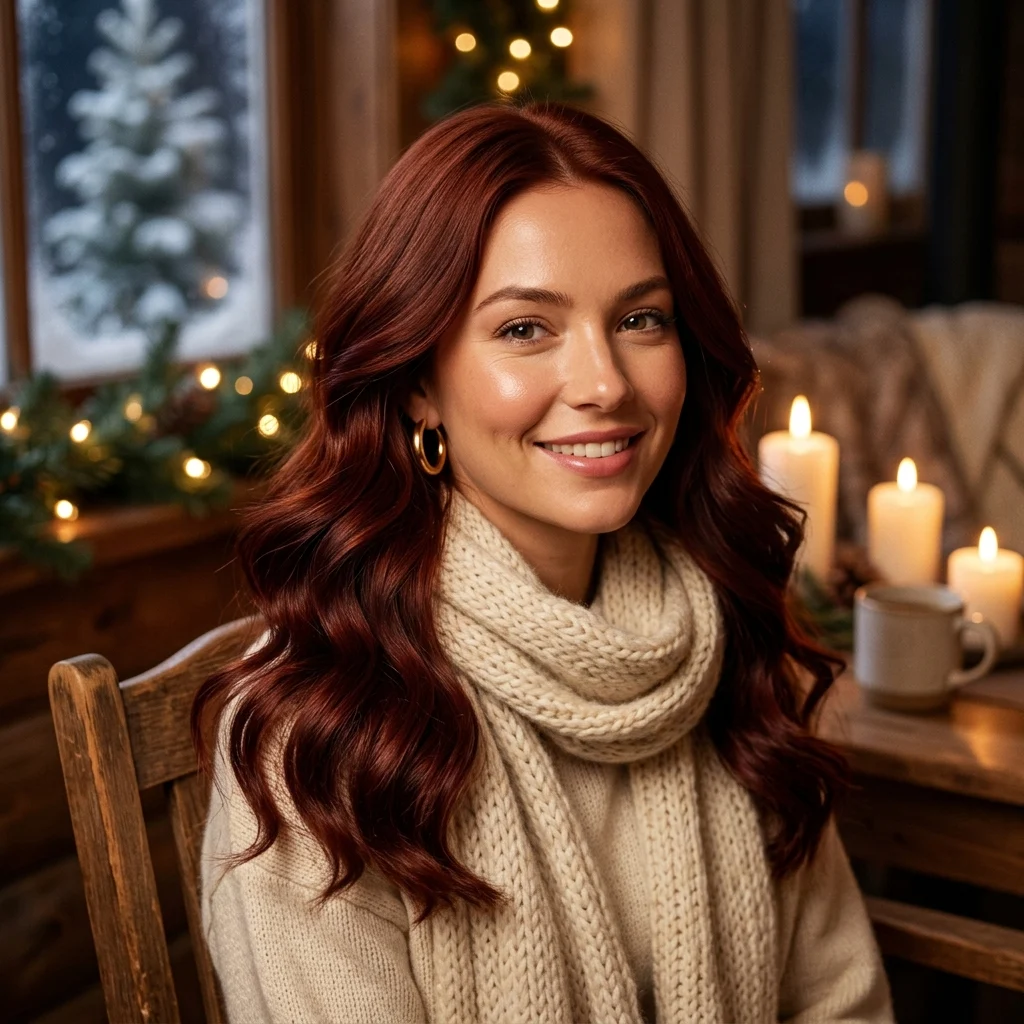 13. Deep Auburn for Winter Hair