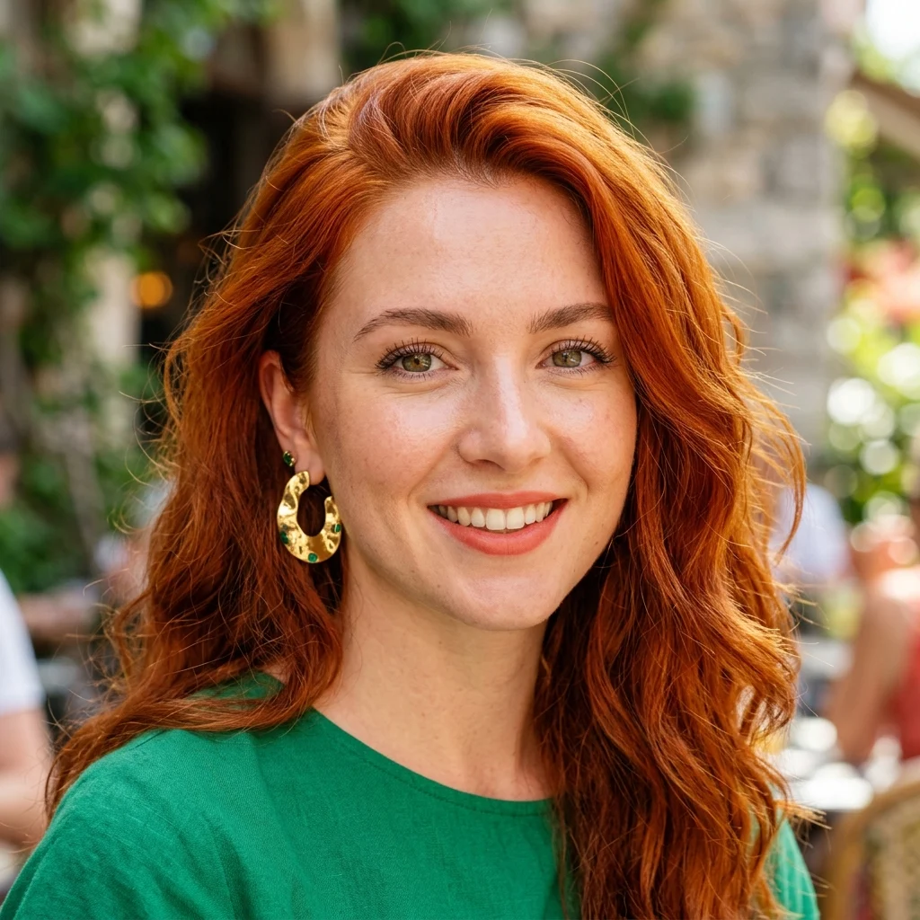 6. Fiery Bright Auburn