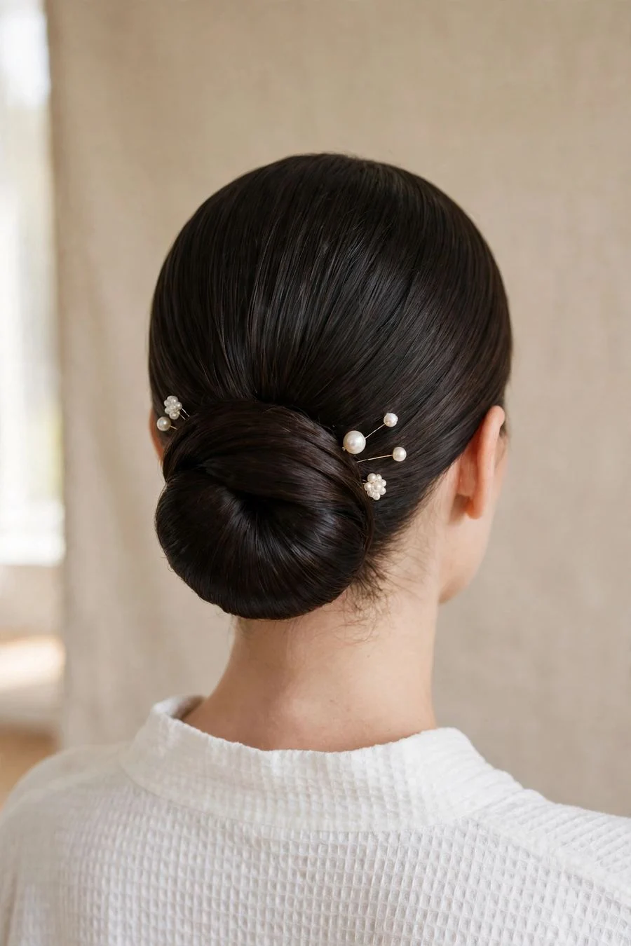 The Sleek Low Chignon