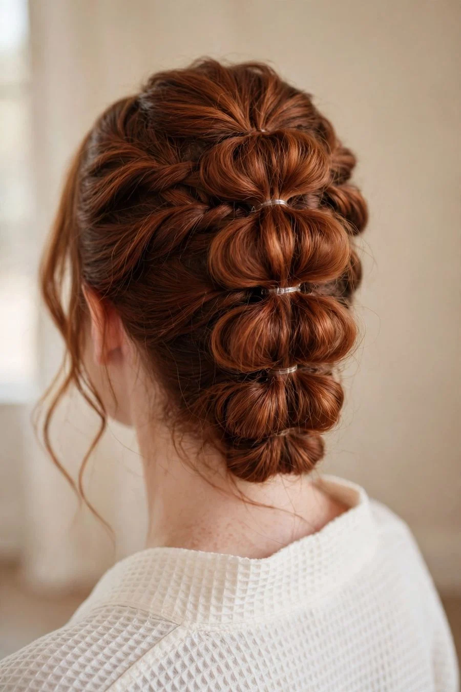 The Bubble Braid Updo