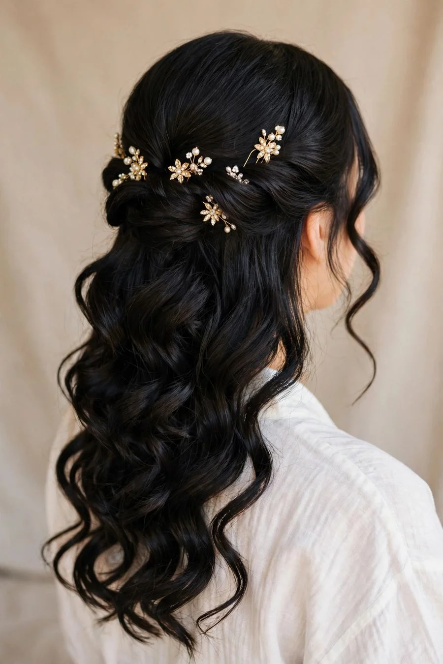 Pinned-Back Romantic Curls