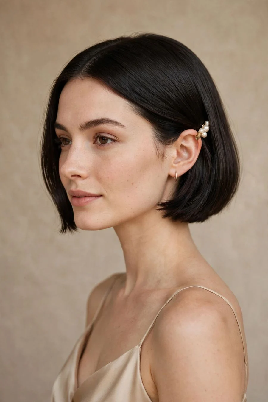 The Chic Slicked-Back Bob