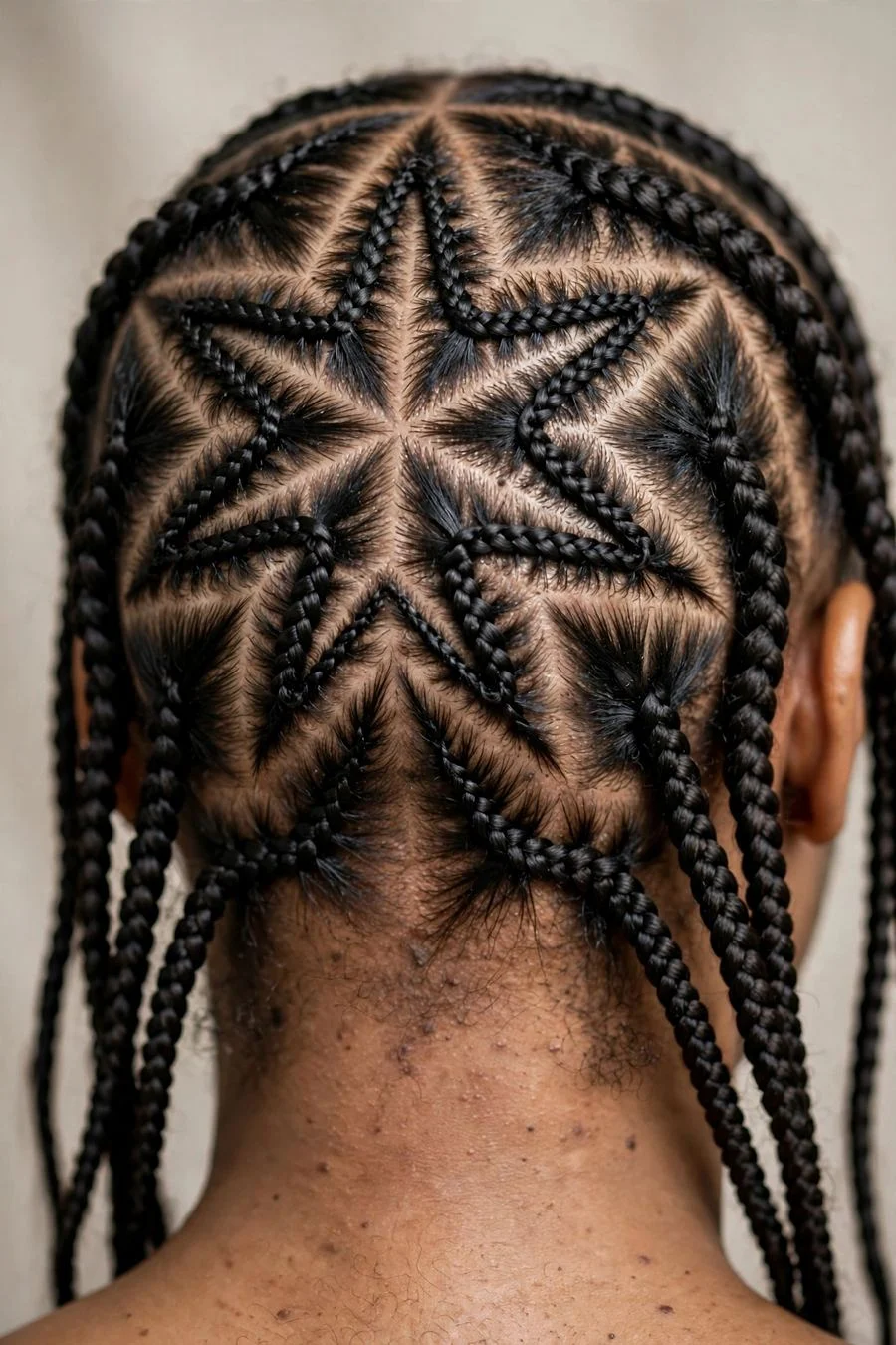 Star Cornrow Pattern