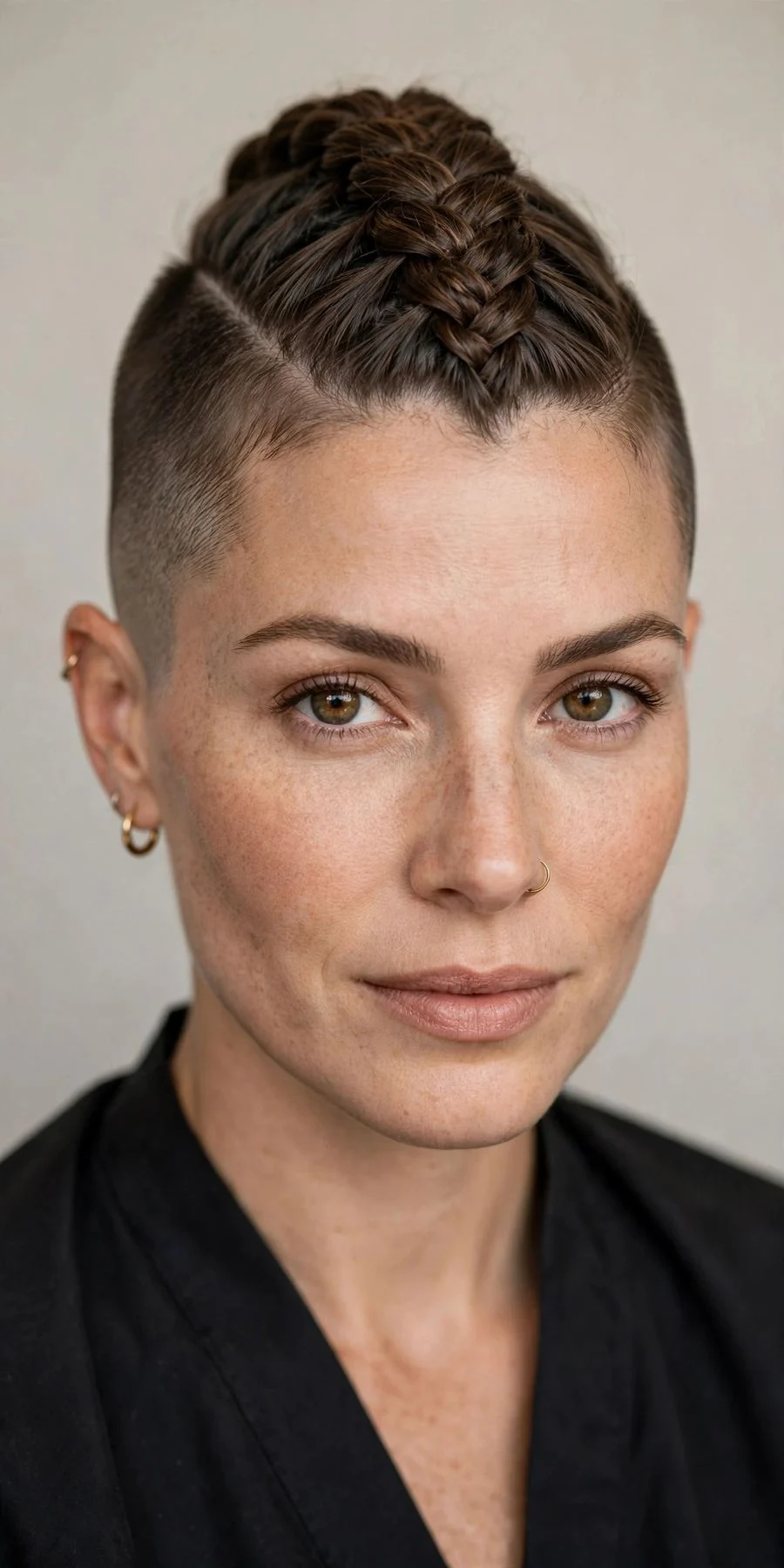 The Braided Faux Hawk