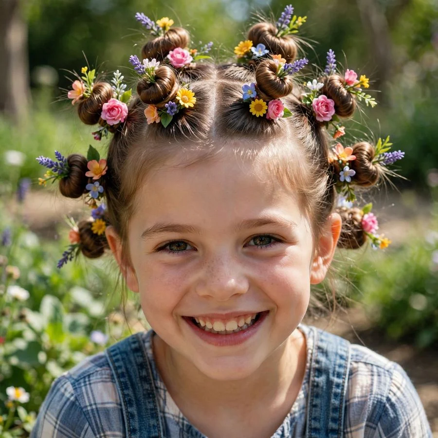 Blooming Flower-Garden Buns