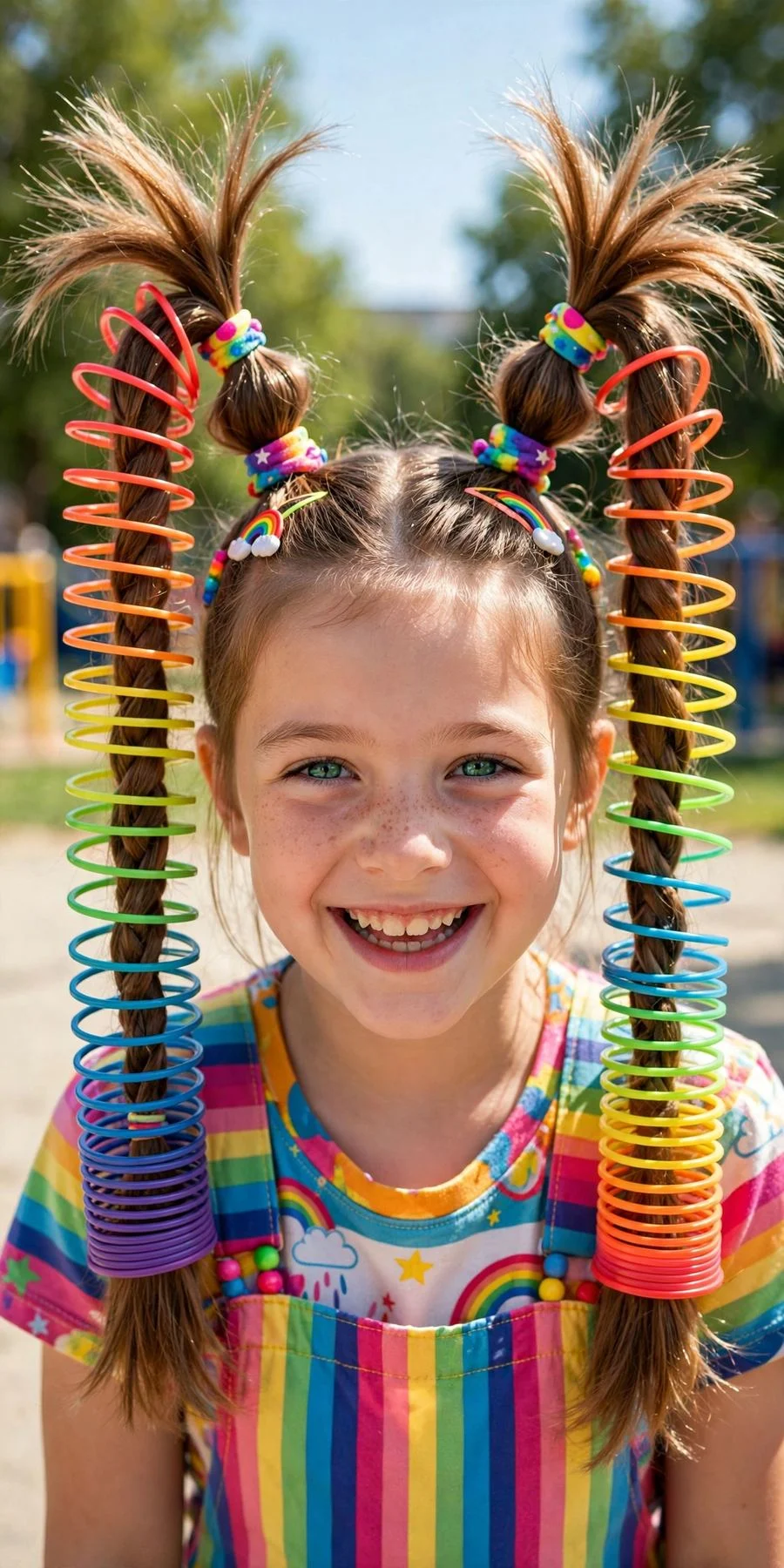 Slinky Pigtail Swirls