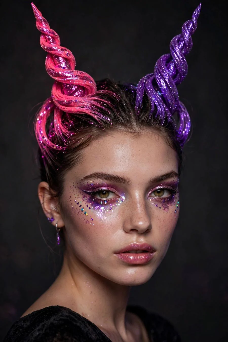 Neon Unicorn Horn Spikes