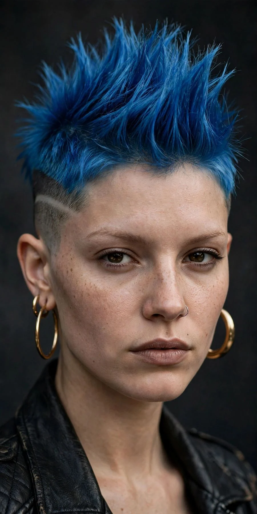 Electric Blue Mohawk Revival