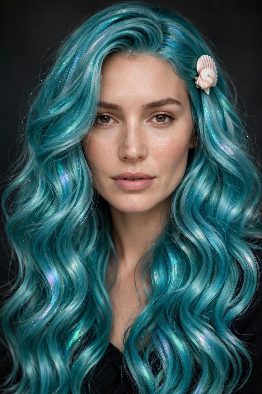 Mermaid Shimmer Waves