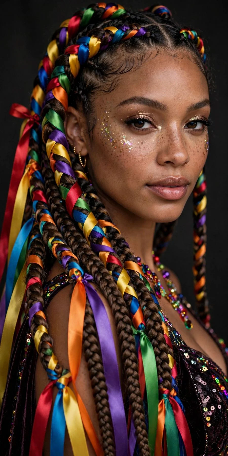 Carnival Ribbon-Weave Braids