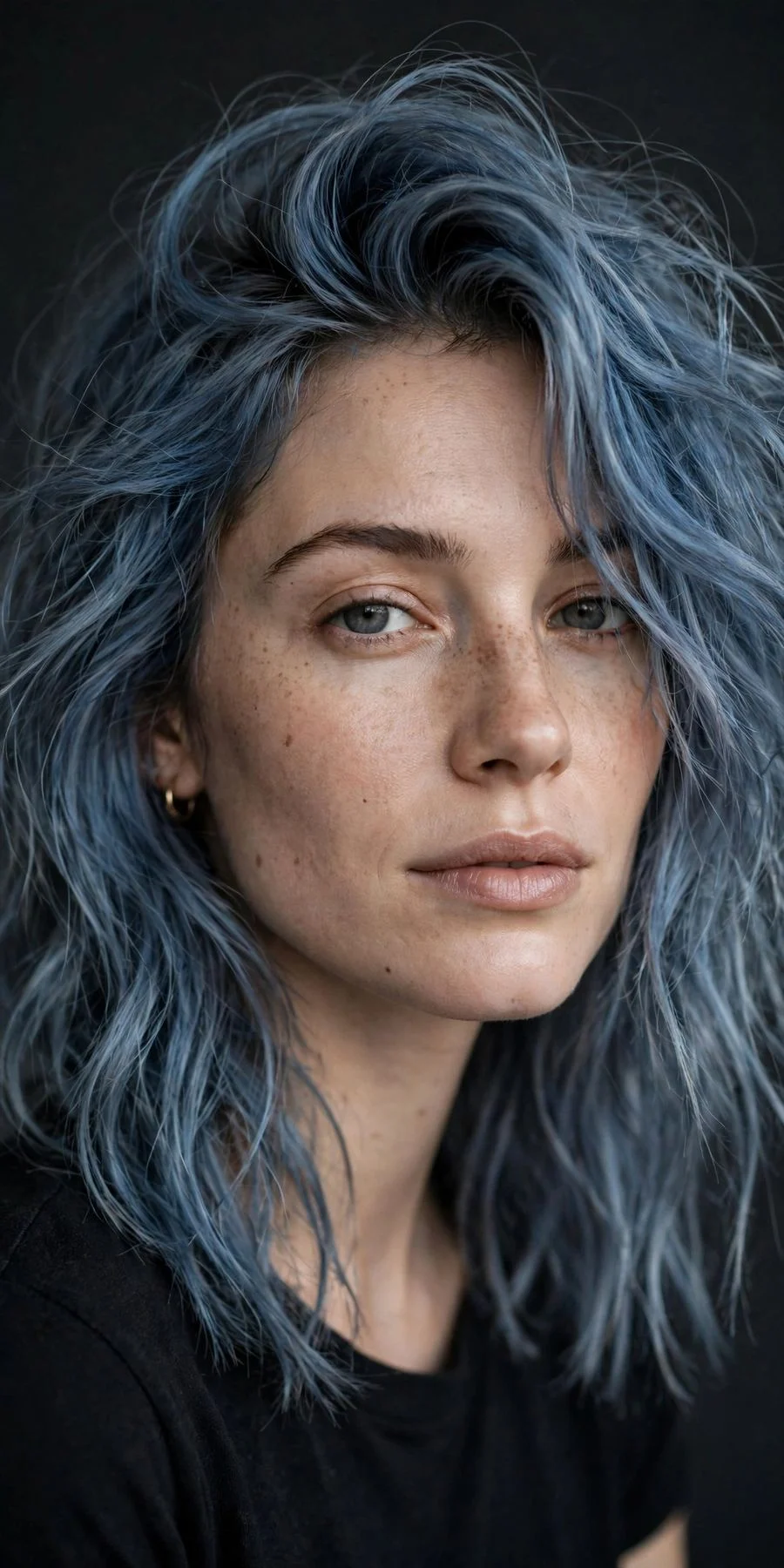 Acid Wash Denim Hair