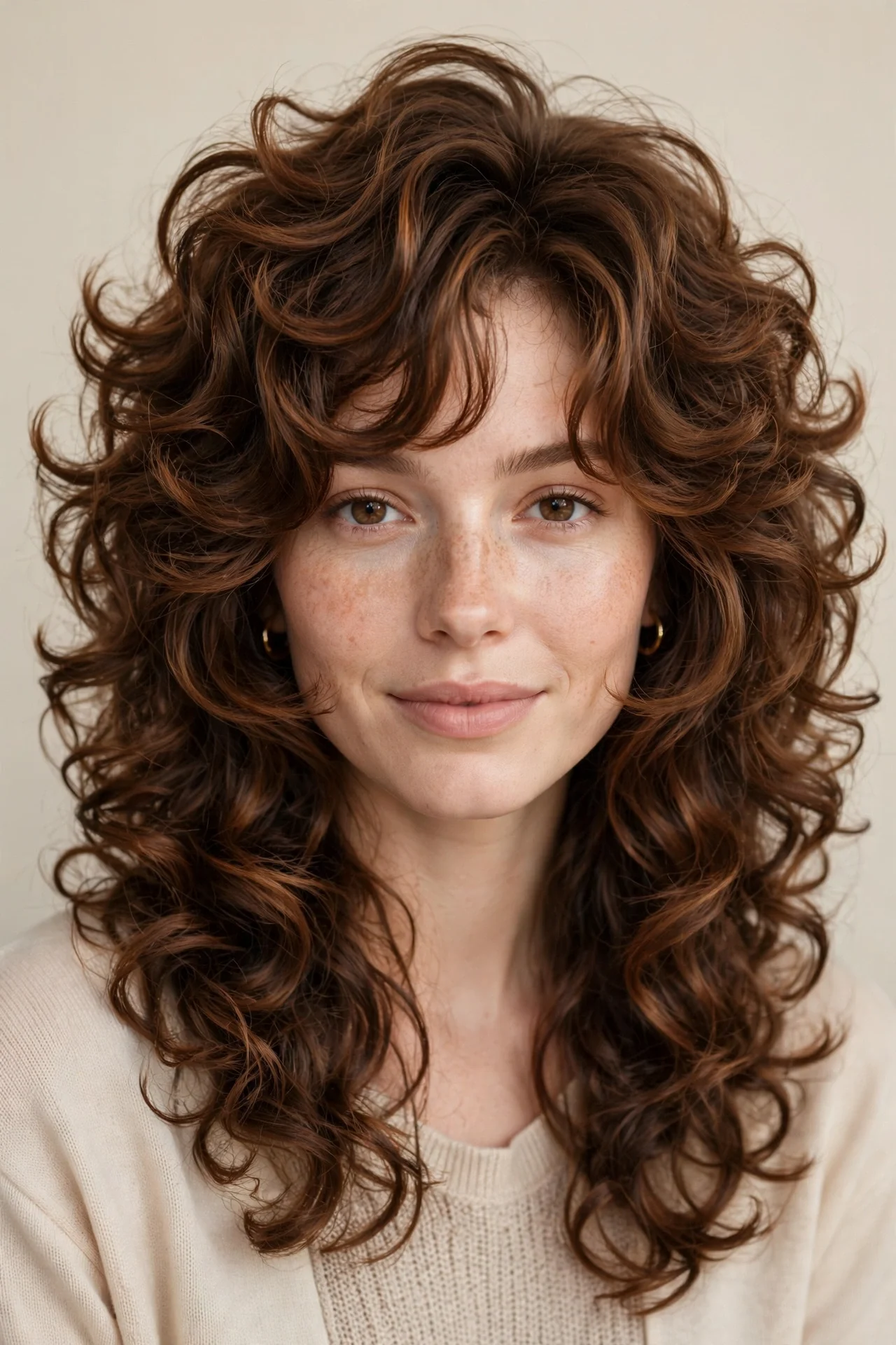 The Curly Butterfly Cut
