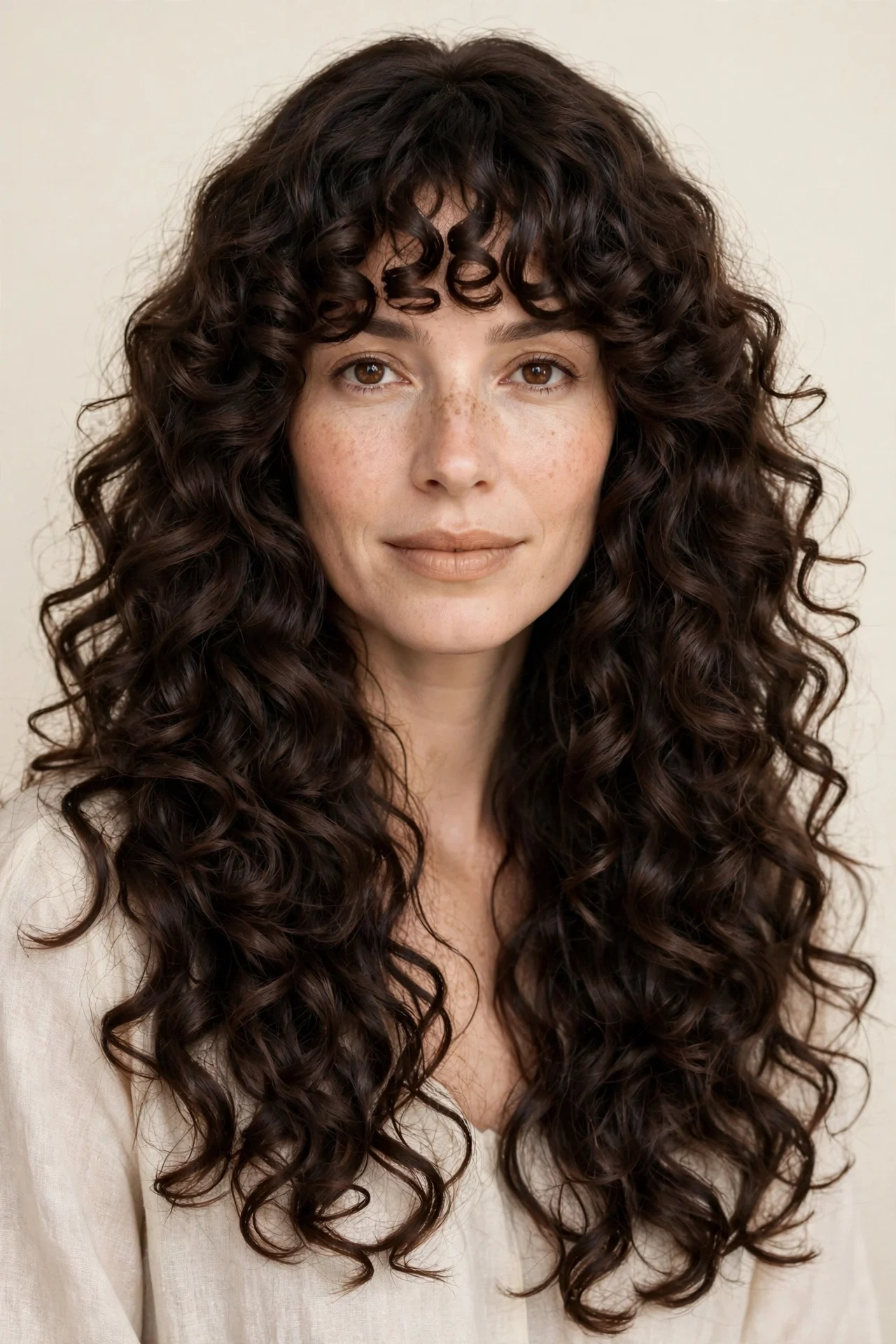 The Full Curly Fringe