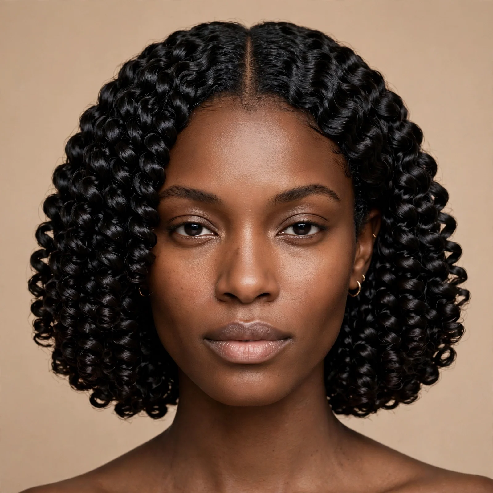 Dry-Cut Defined Ringlets