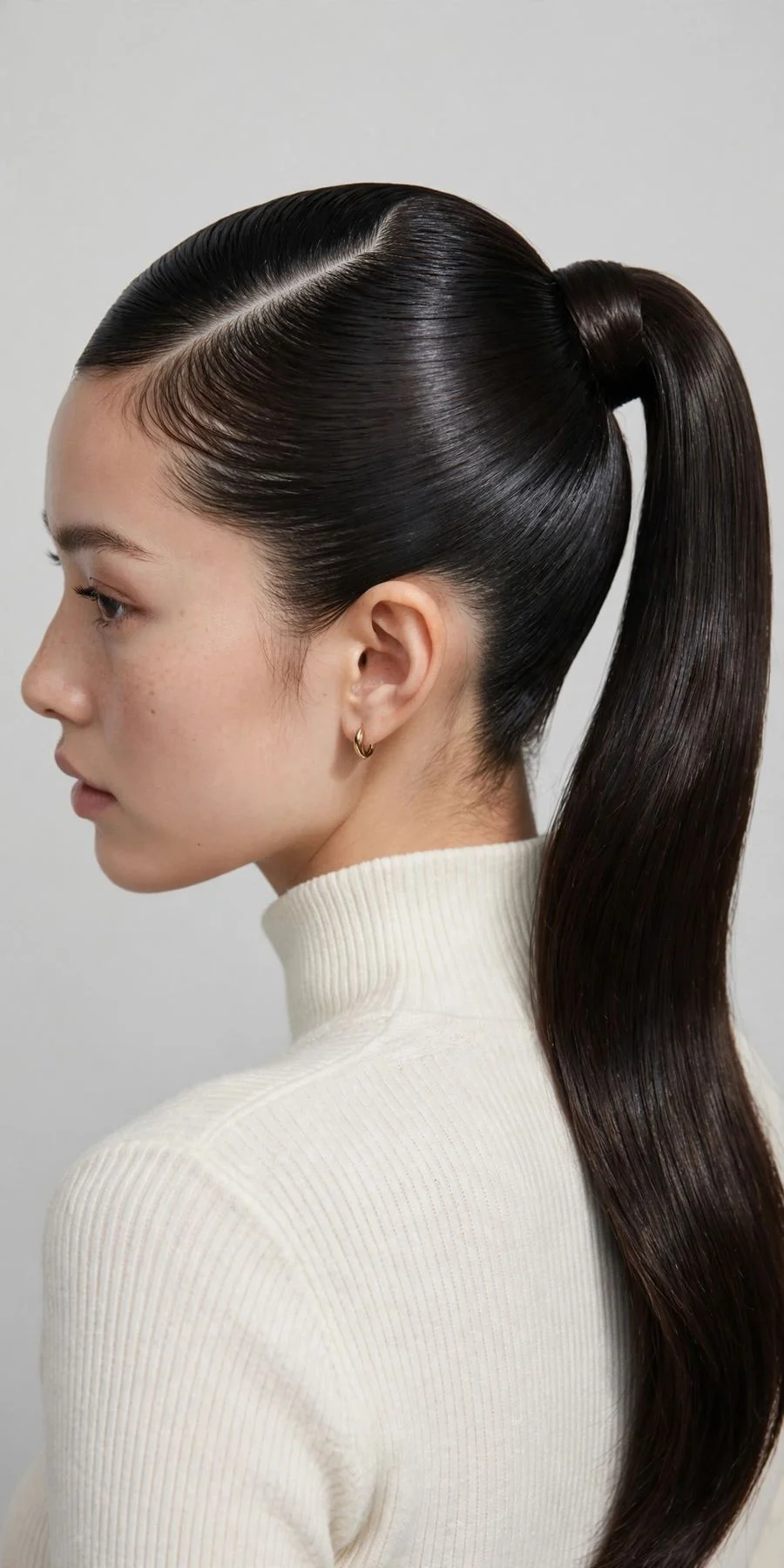The Glass-Smooth High Ponytail
