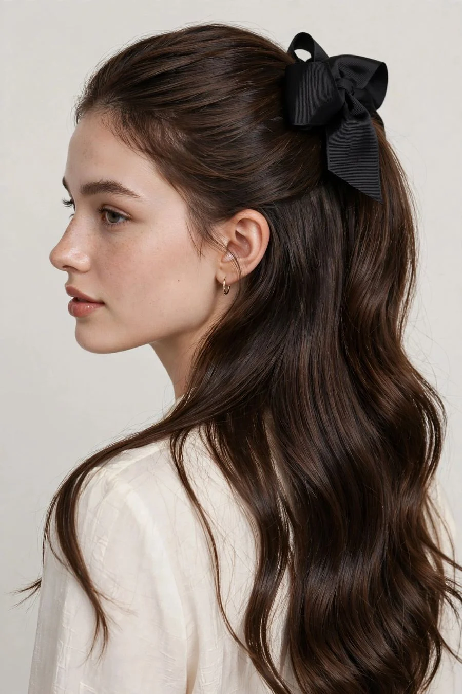 The Half-Up Bow Pony