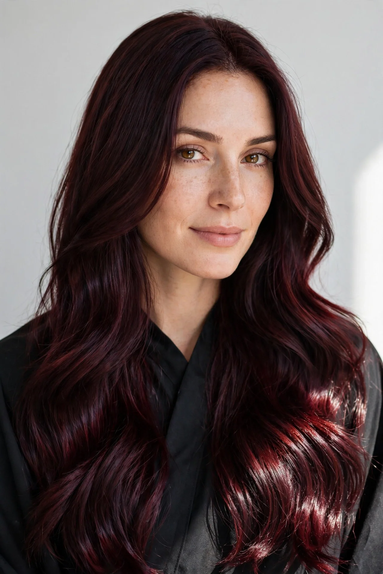 Deep Burgundy Brown