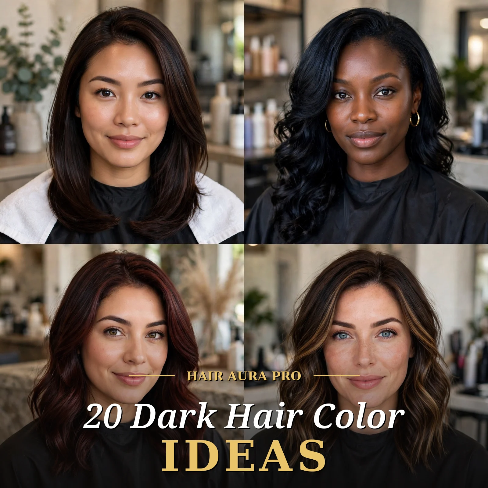 20 Dark Hair Color Ideas Worth Stealing