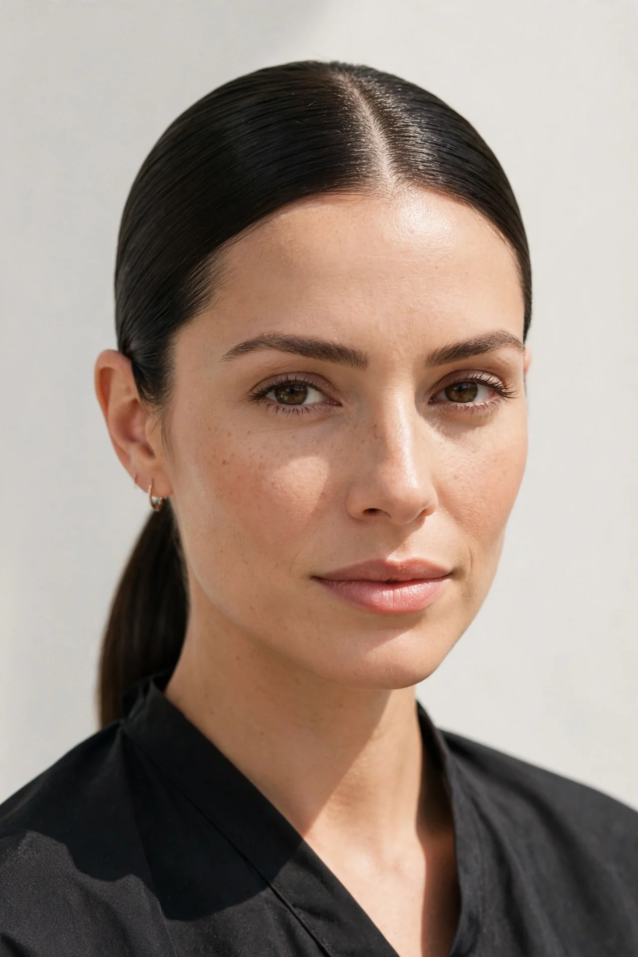 The Glass-Hair Low Ponytail