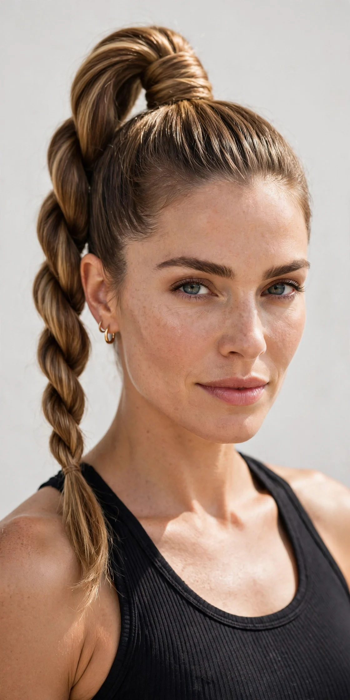 The Rope-Twist High Ponytail