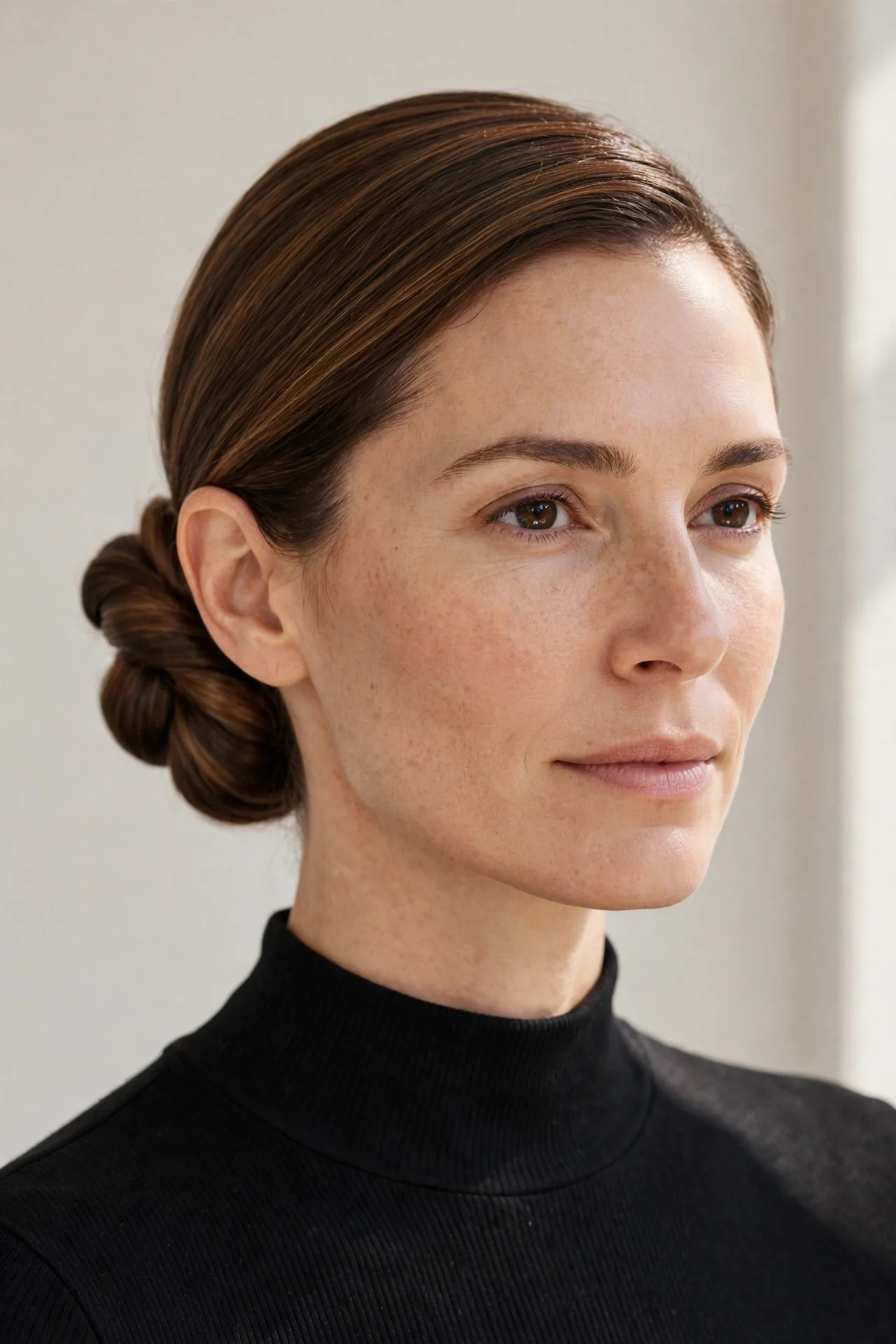 The Knotted Low Chignon