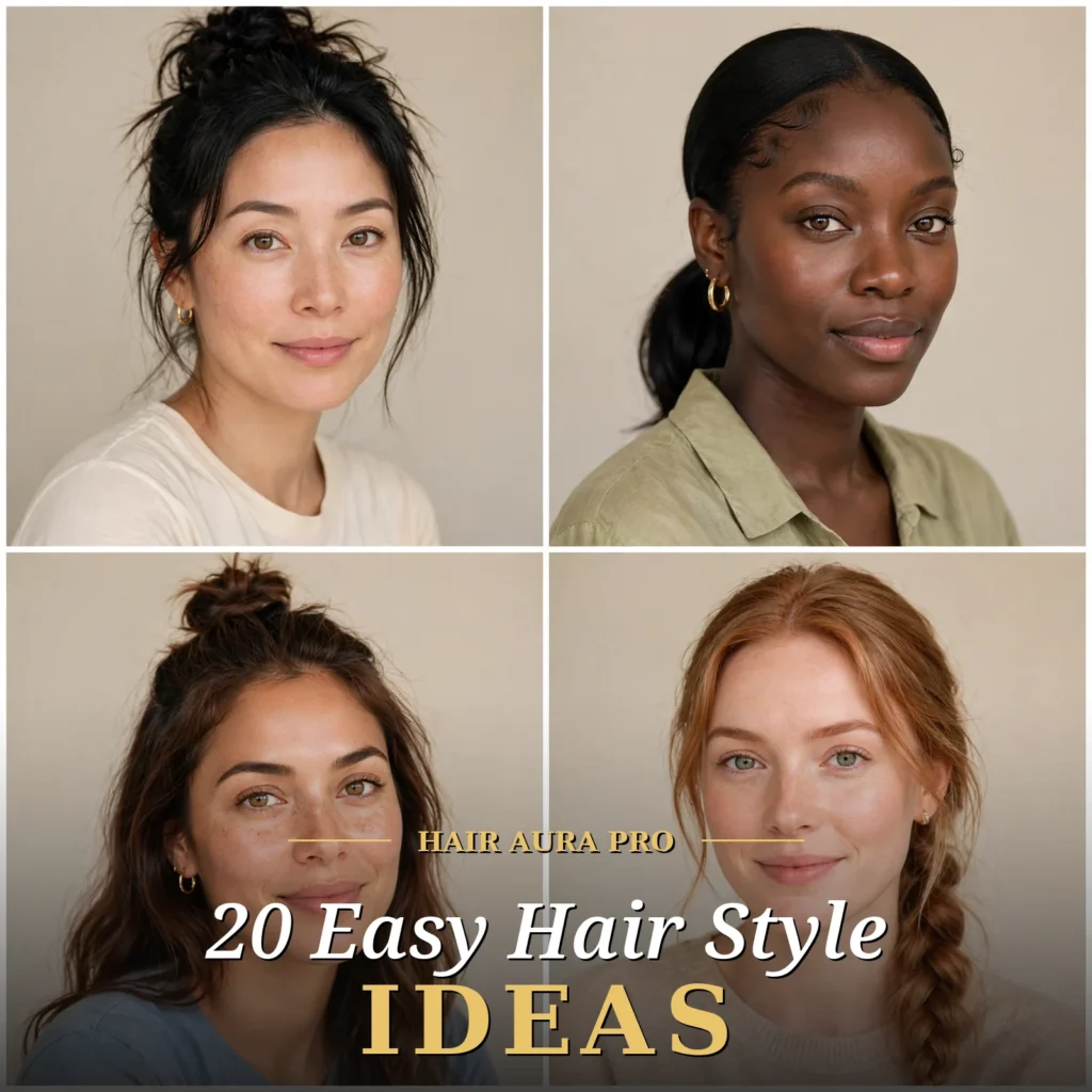 20 Easy Hair Style Ideas That Actually Work