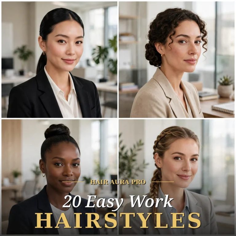 20 Easy Work Hairstyles Worth Saving for Busy Mornings
