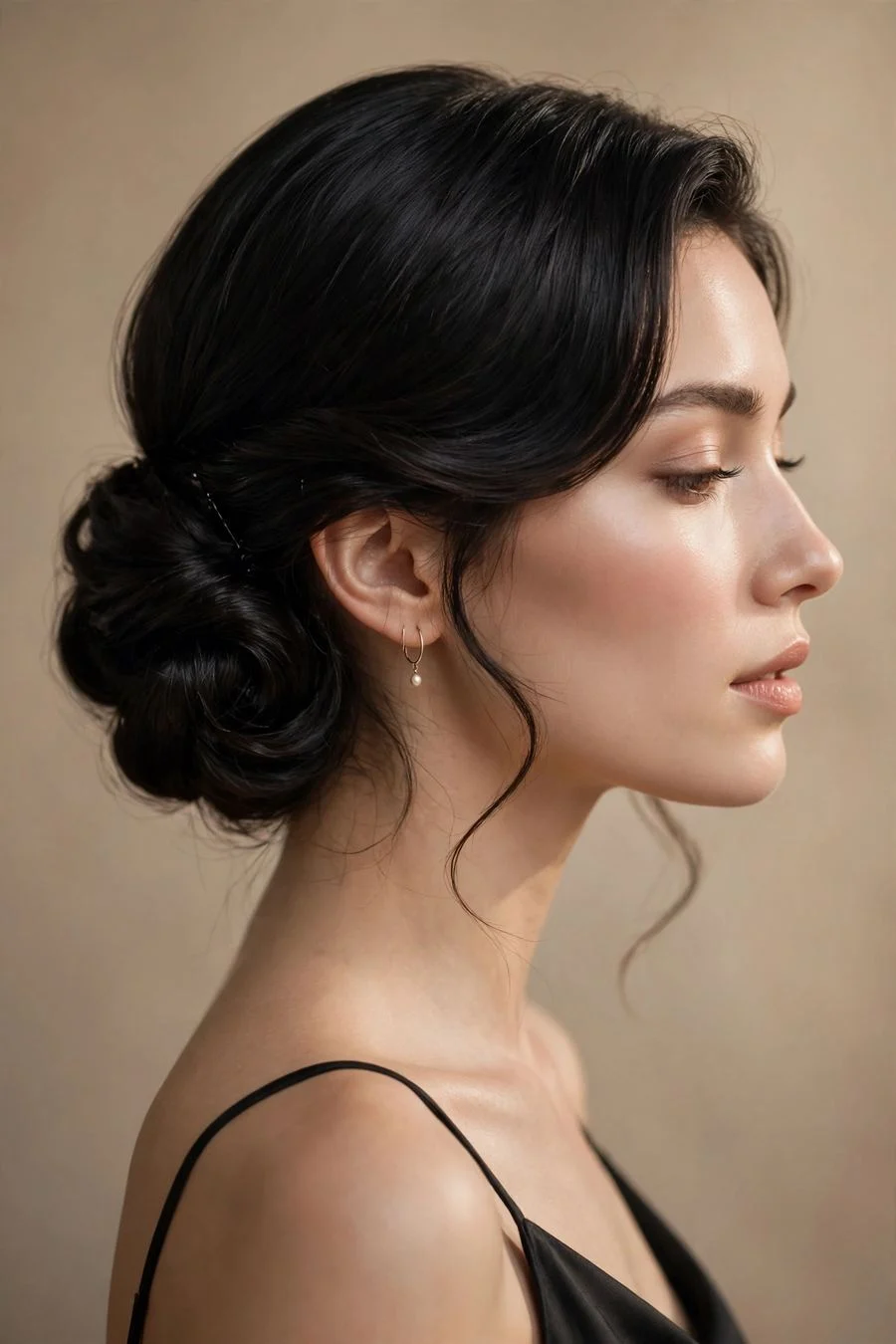 The Side-Swept Soirée Chignon