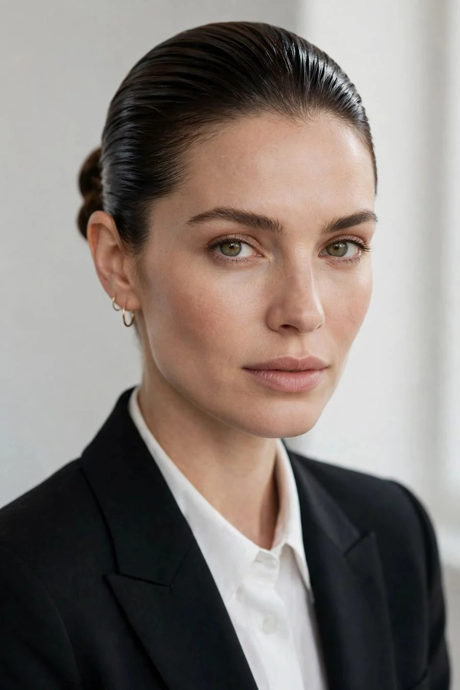 Slicked-Back Bun