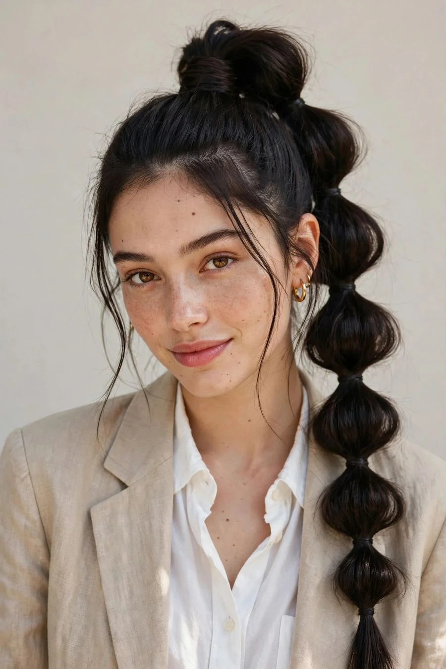 Bubble Braid Ponytail