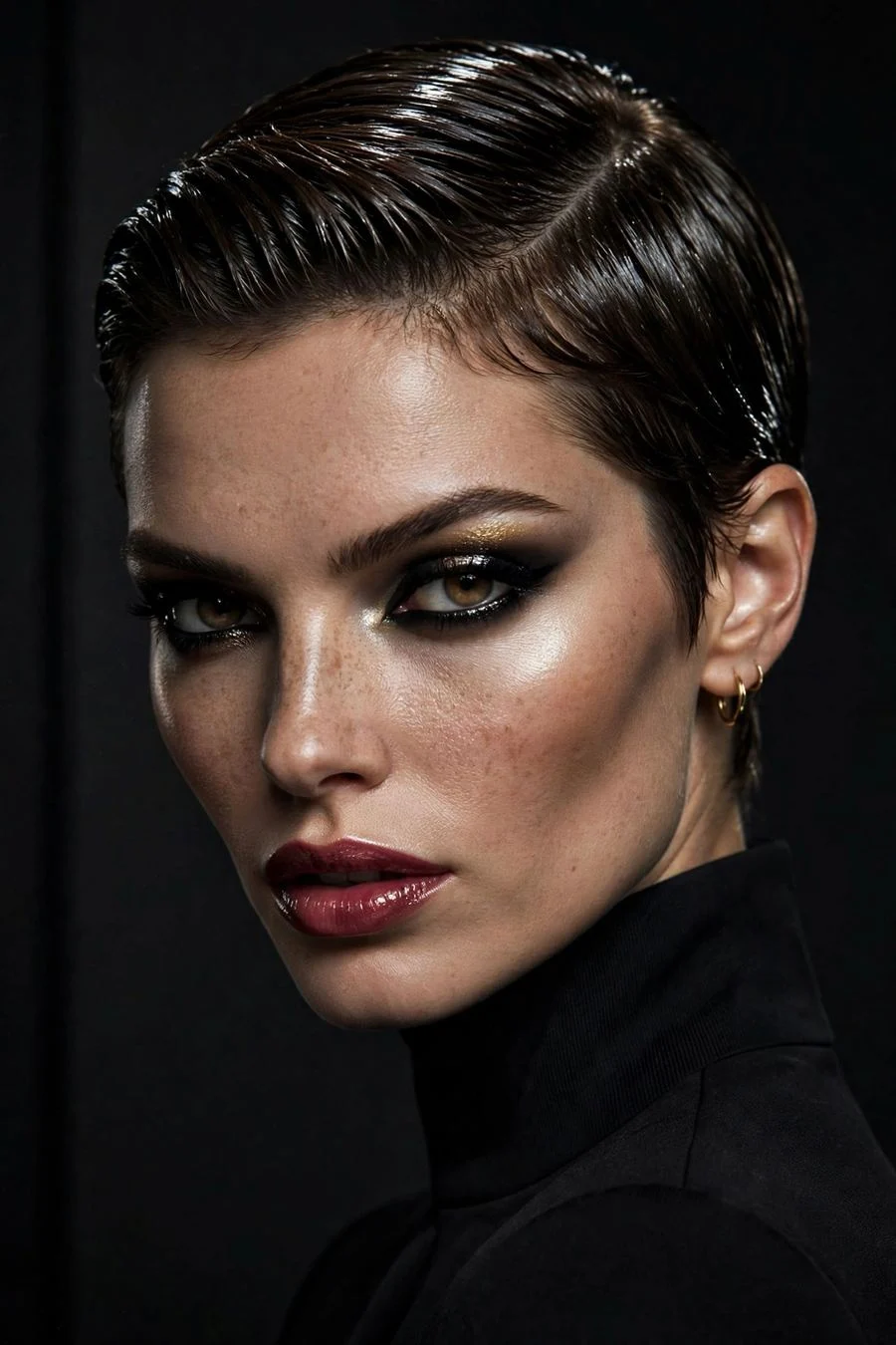 The Wet-Look Pixie