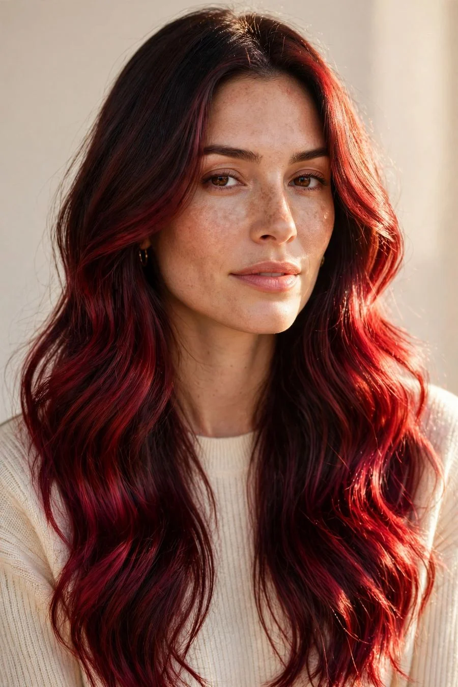Cherry Cola Balayage