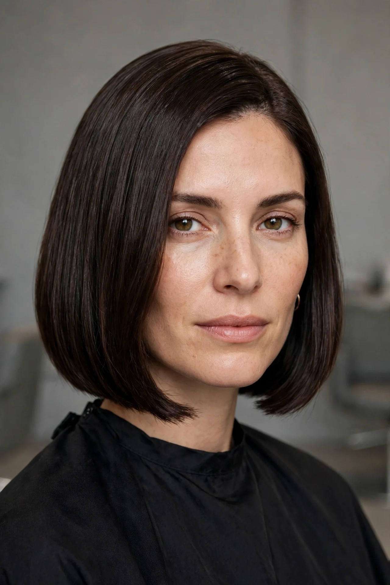 Blunt Chin-Length Bob