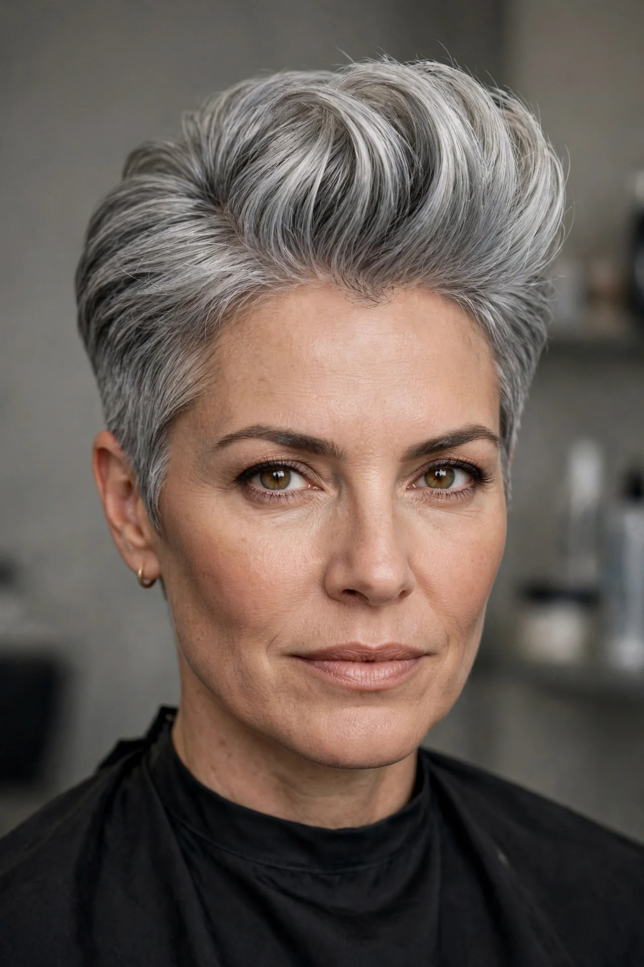 Cropped Pixie With Tapered Sides