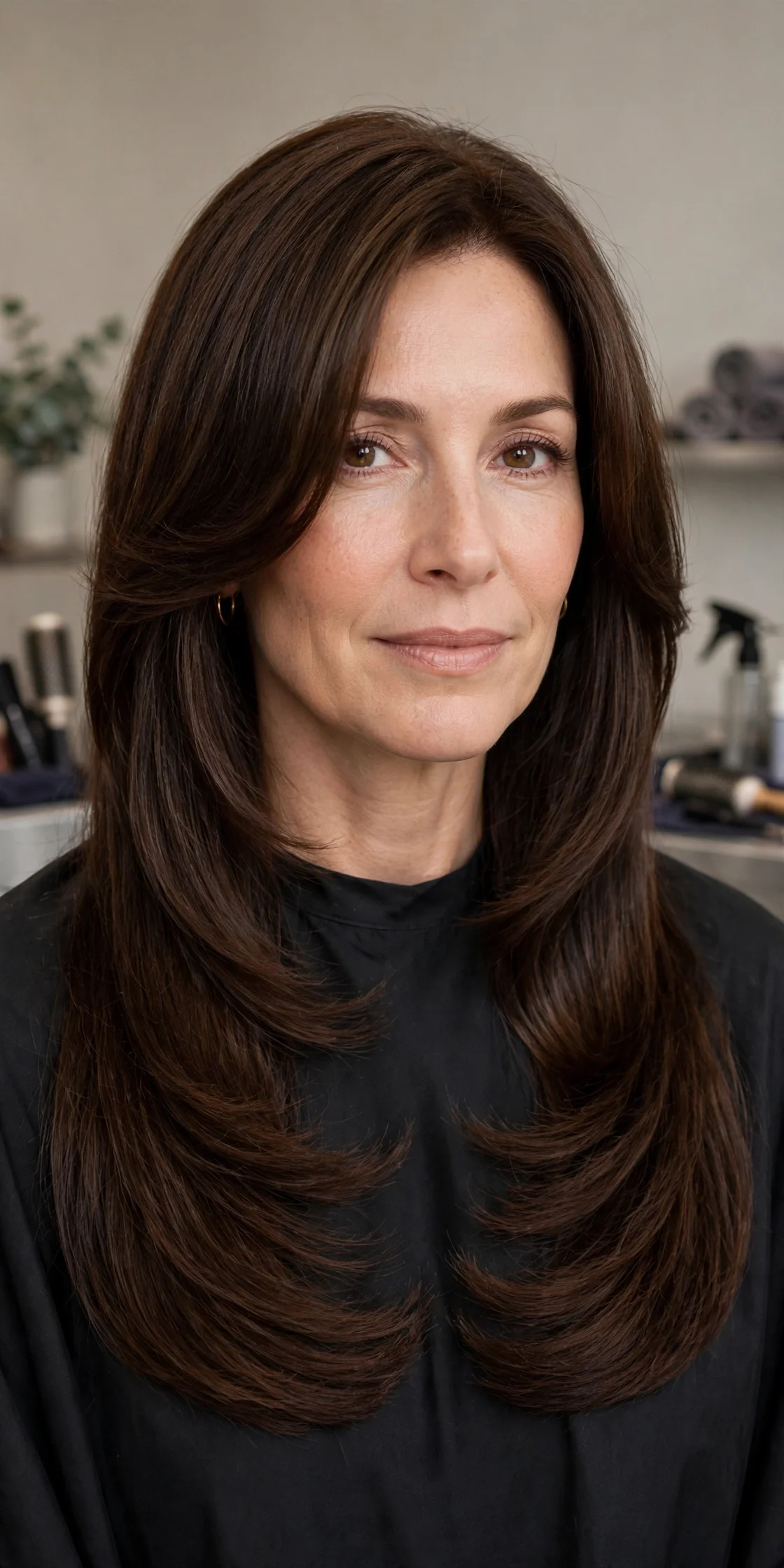U-Shaped Cut With Cheekbone Swoops