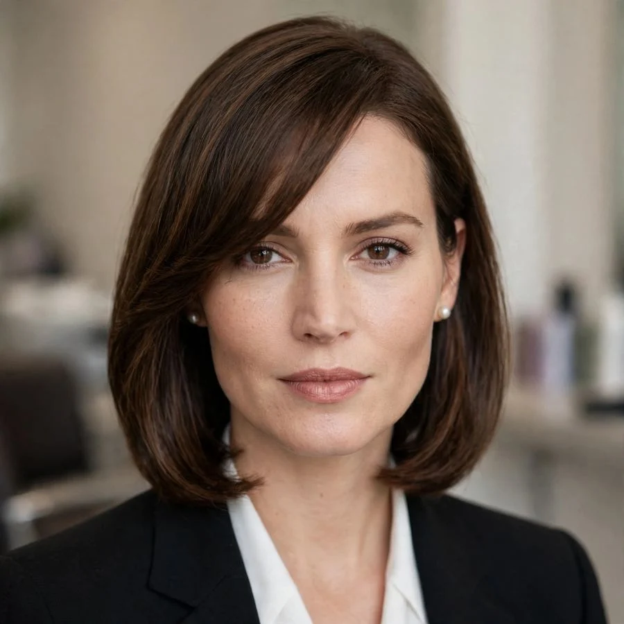 Side-Swept Bangs
