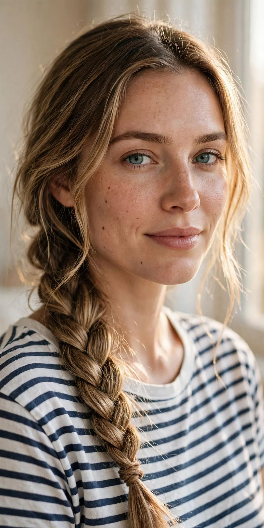 Loose Two-Strand Rope Braid