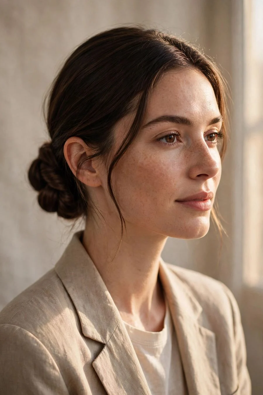 Low Chignon Knot