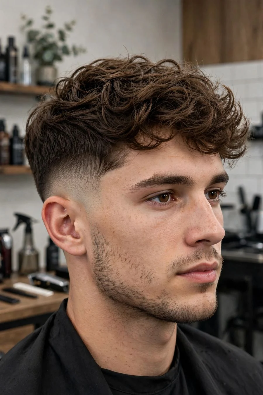 Wavy Taper Fade