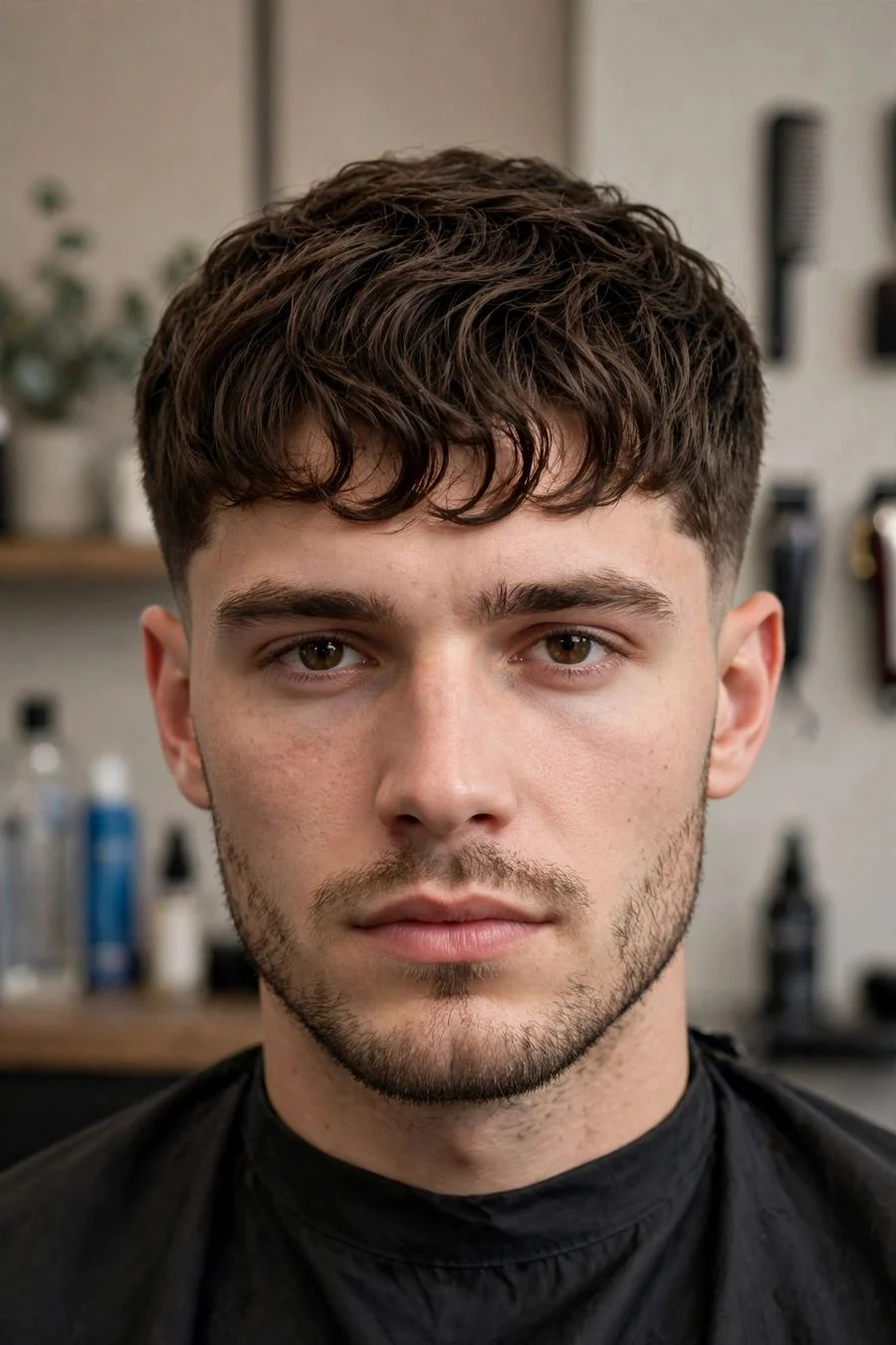 The Wavy Caesar Cut