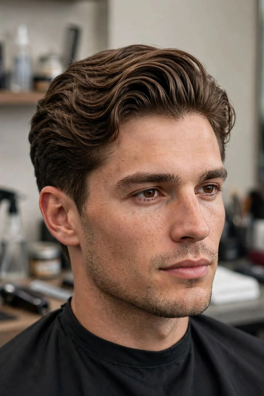 Brushed-Back Waves