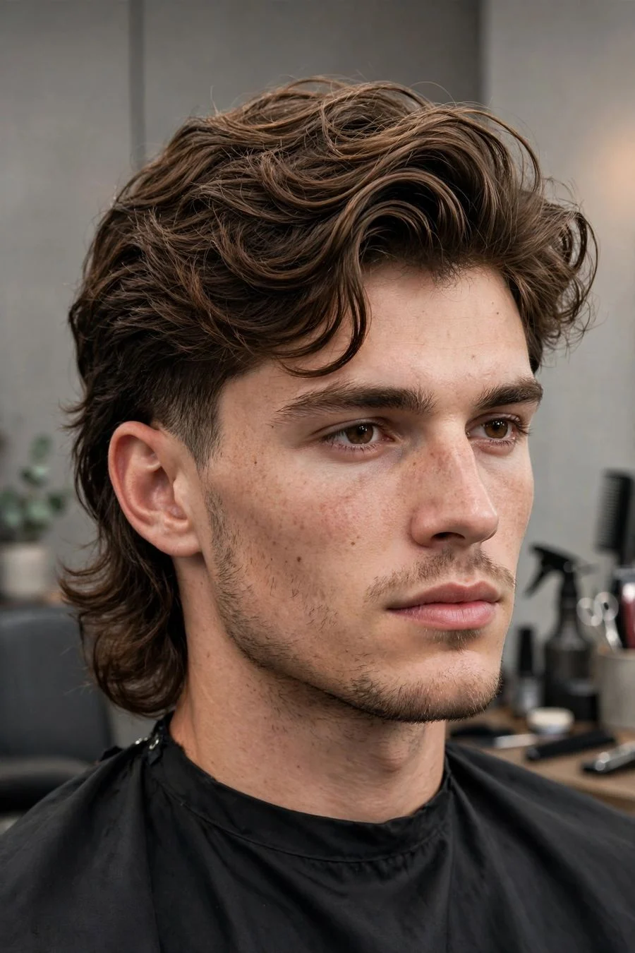 The Modern Wavy Mullet