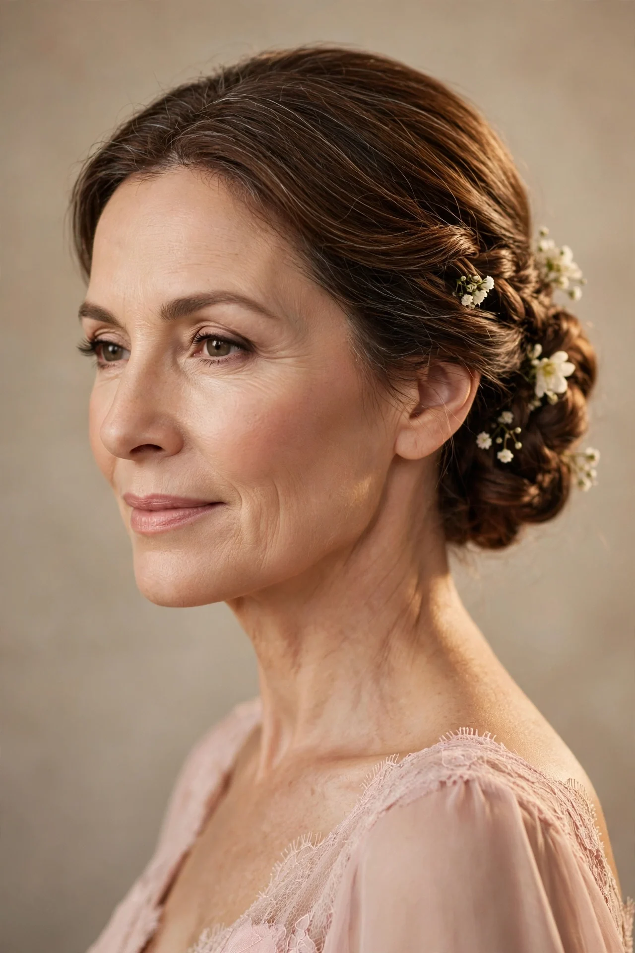 Braided Low Bun