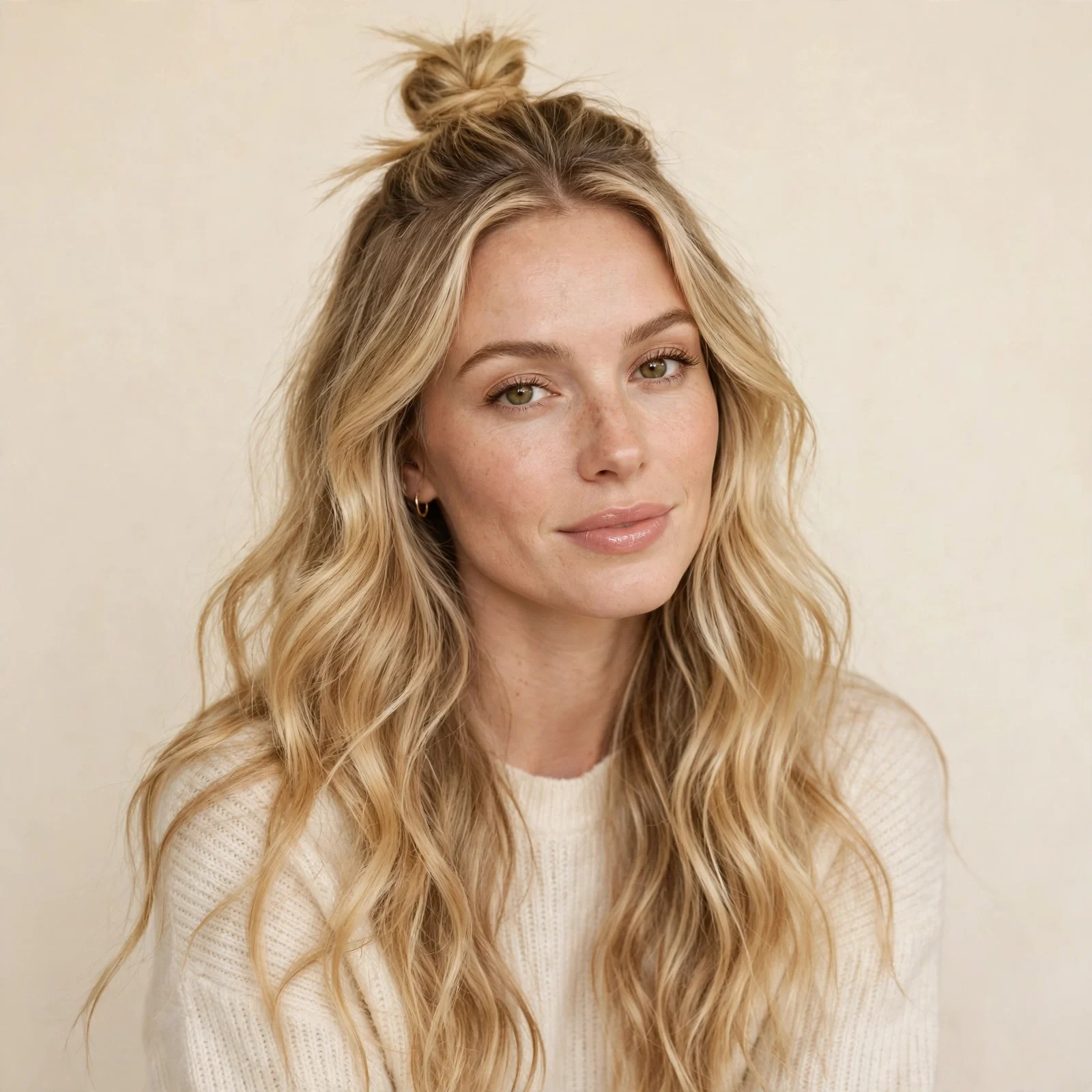 The Half-Up Topknot